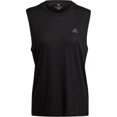 Run Icons Running Muscle Tank With Logo Print Women Tops Black HE3347
