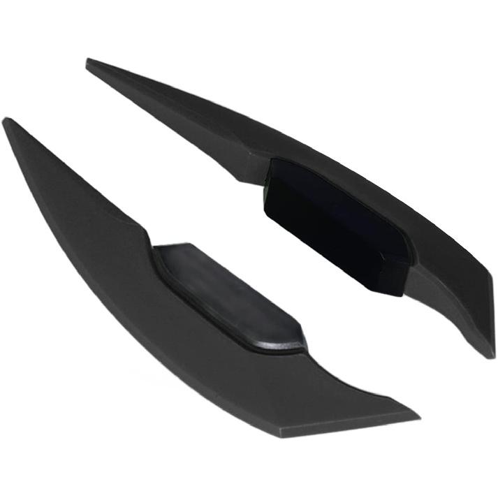 Akozon 1 Set of Motorcycle Side Winglet Aerodynamic Spoiler, Compatible with Universal Motorcycles and Electric Bikes (Black)