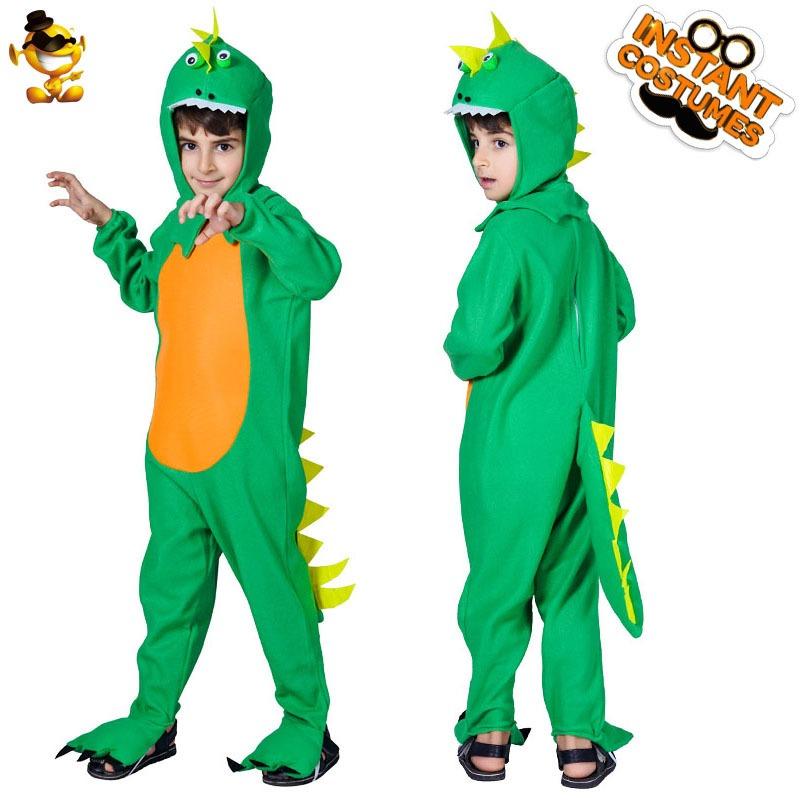 Halloween little boy children cute funny little dinosaur role-playing costumes, dinosaur stage performance costumes