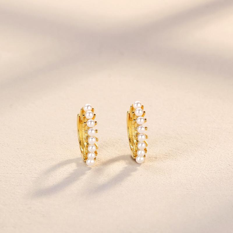 

Новые жемчужные серьги-клипсы во французском ретро-стиле, серьги в стиле легкой роскоши, нишевые, темпераментные, элегантные