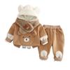 Kids Casual Long-Sleeve Set, Comfortable Daily Wear Outfits