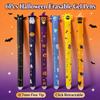 1-6Pcs Halloween Erasable Gel Pens, 0.7mm Click Retractable Pen Set, Cute Ghost Pumpkin Bat, Student School Office Writing Gift