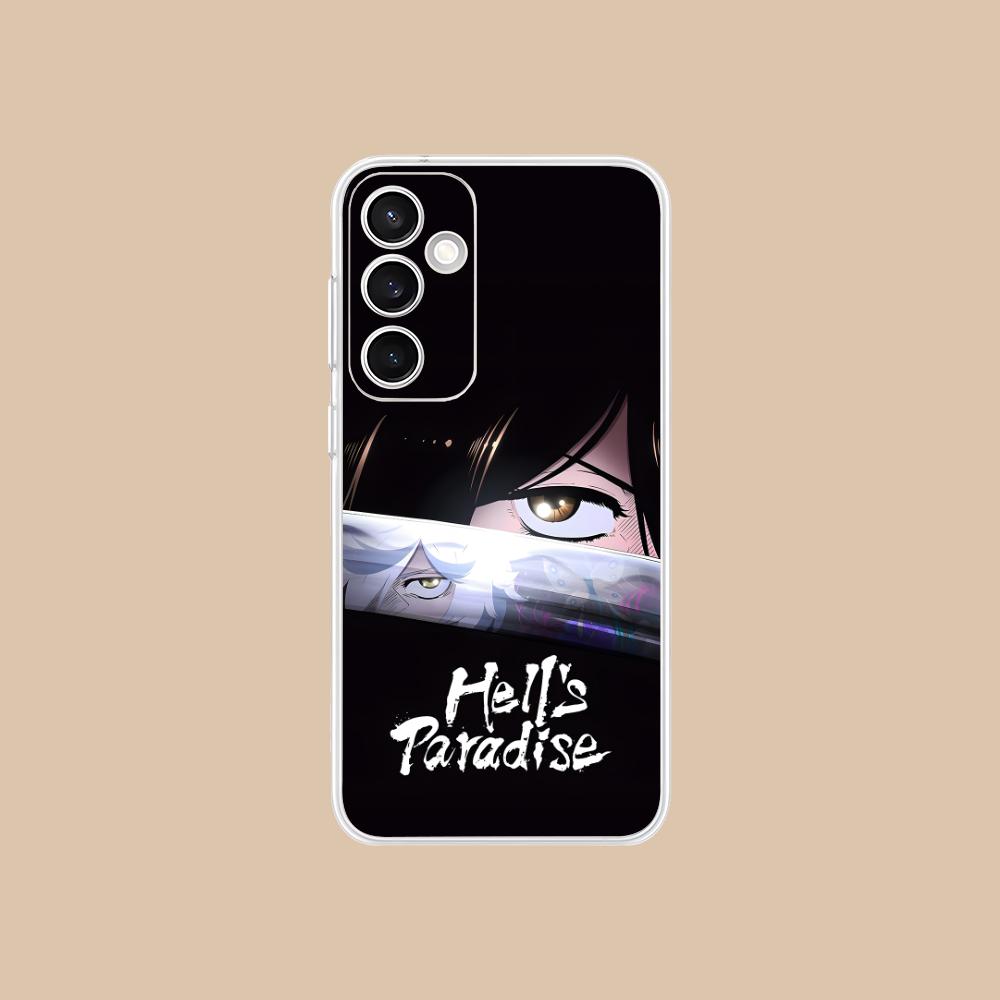 Hell's Paradise Sagiri Phone Case for Samsung Galaxy S25 S24 S23 S22 S21Plus FE Ultra Soft TPU Clear Shockproof Cover