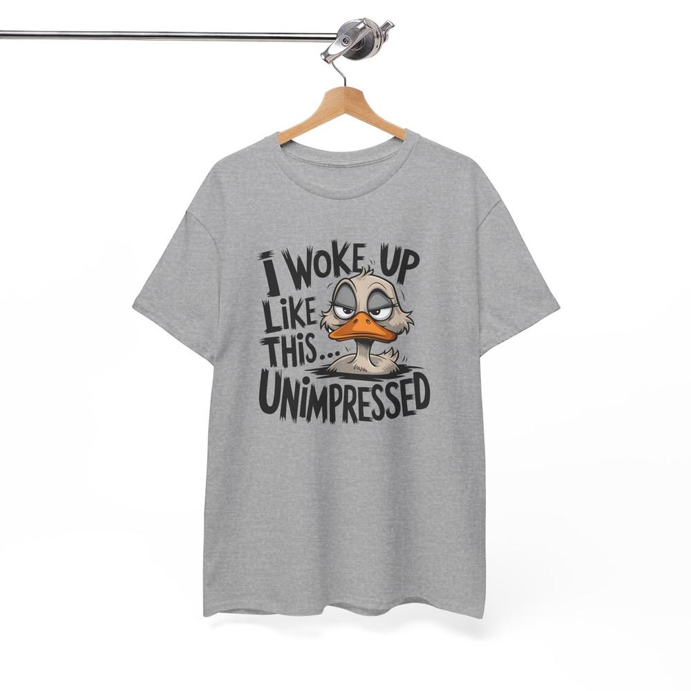 Sarcastic Duck T-Shirt - Goofy Fun Tee for Lighthearted Carefree Folks