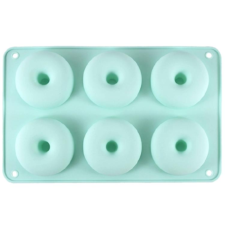 Nonstick Doughnuts Pans 6 Cavity Dessert Cake Silicone Molds Kitchen Baking Biscuits Molds Muffins Cupcakes Making Tray