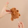 Practical Capybaras Character Keychain Charm Pendant with Mix Fashion Accessories Portable for Travel and Parties