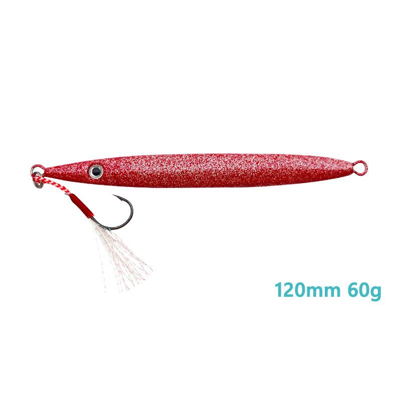 Luminous Silk Iron Plate Fishing Lure - 60/80g Sea Bait
