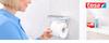 Tesa Deluxxe Holder Hanger For Paper With Shelf Without Drilling Metal Chrome