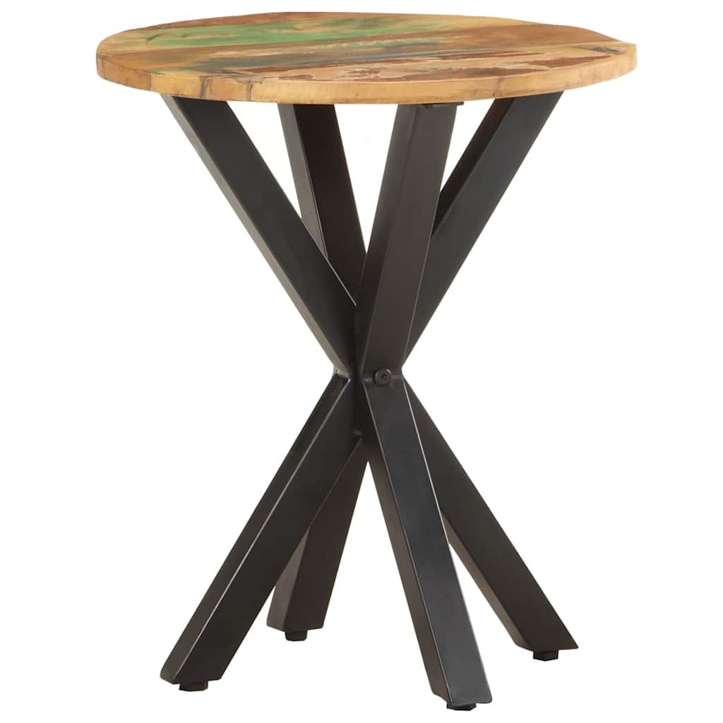 Side Table 48 X 48 X 56 Cm Reclaimed Solid Wood