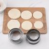 3Pcs/set Stainless Steel Round Dough Cutter Dumplings Molds Cookie Biscuit Cutters Circle Pastry Cutters Baking Circle Ring Mold
