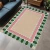 Area Rug Modern Geometric Floral Carpet Living Room Dining Room Retro Bedroom Home Decoration