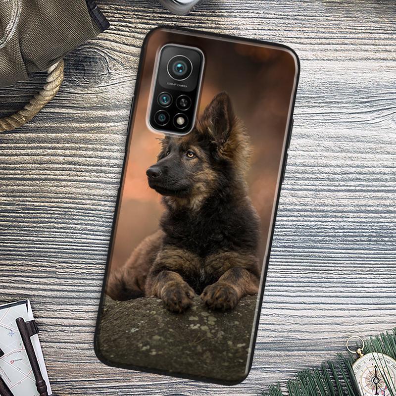 German Shepherd Dog Cover For Xiaomi 15 Ultra 13 14 11T 12T 13T 14T Pro POCO X6 X7 Pro X3 X5 F5 F6 M6 Pro Case