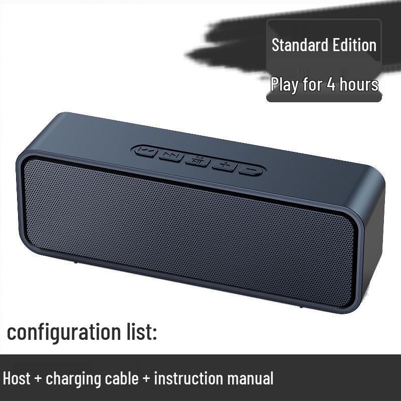 High-Volume Bluetooth Subwoofer Speaker with Voice Announcer