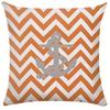 Nordic Orange Irregular Geometric Wave Cushion Gift B&B Bay Window Sofa Chair Backrest Pillow Cover