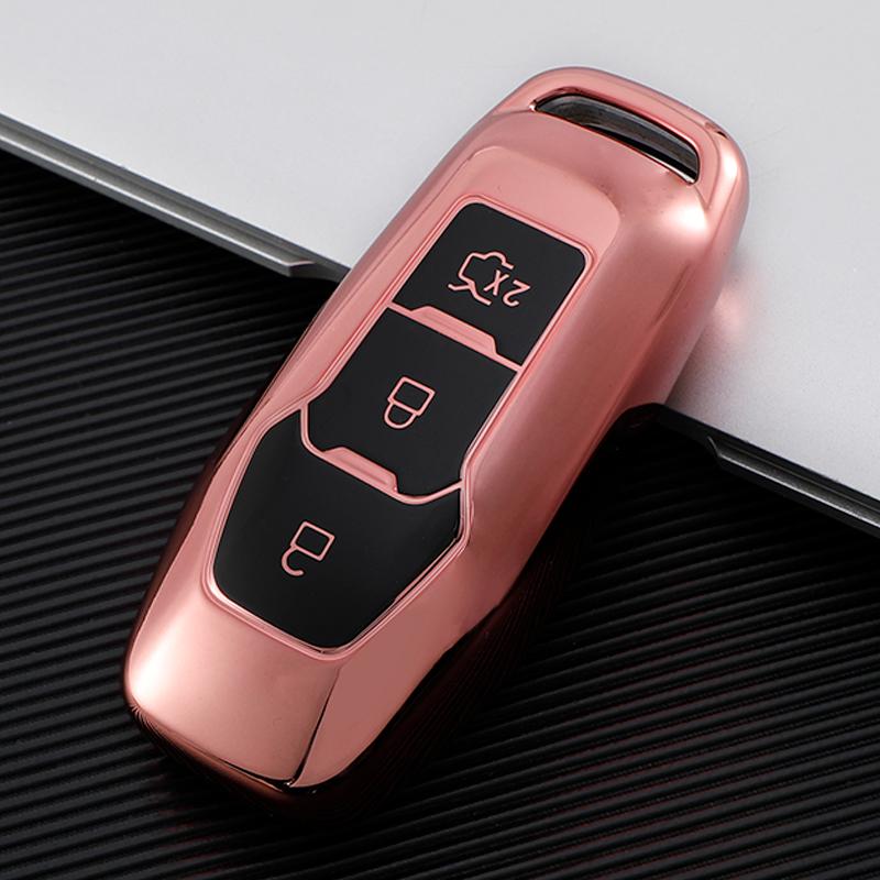 Colorful TPU Key Case Cover for 2015 2016 FORD FUSION MONDEO MUSTANG F-150 LINCOLN EDGE EXPLORER MK