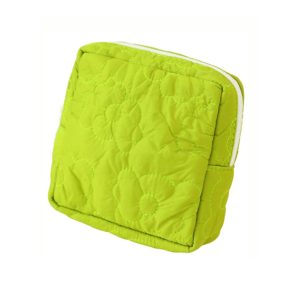 Cute Sanitary Napkin Pouch - Zipper Case for Pads and Small Valuables - Compact Feminine Product for Purse