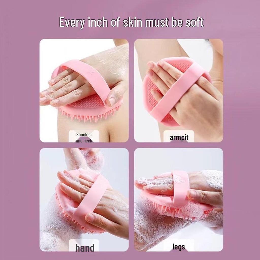 Soft Silicone Baby Bath & Shampoo Brush - Exfoliating and Gentle Cleaning Tool