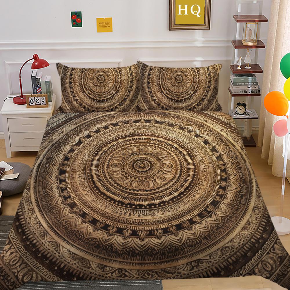 Set de lenjerie de pat Fashion Home Față de pernă imprimată poliester moale Seturi de husă de pilotă pentru bărbați de dimensiune dublă Decorarea casei