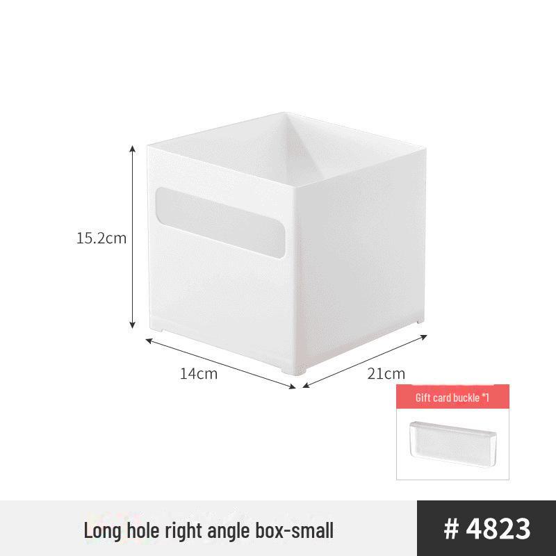 Einziehbare rechtwinklige Aufbewahrungsbox für die Küche: Schmaler Organizer aus Kunststoff für Kleinigkeiten