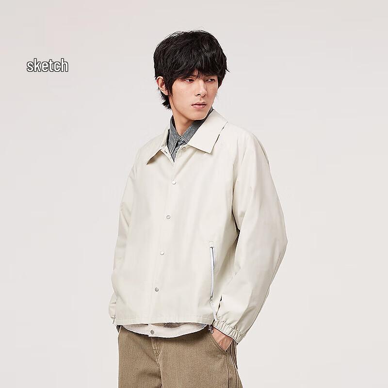 

CROQUIS Мужская куртка с лацканами, свободного кроя, с рукавами реглан, весна 2024 XL