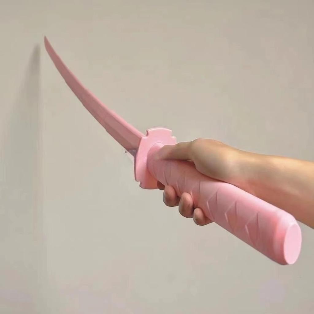 3D Printed Fidget Toy  Retractable Samurai Sword Toy Plastic Telescopic Katana Cosplay Props Party Birthday Gifts For Kids