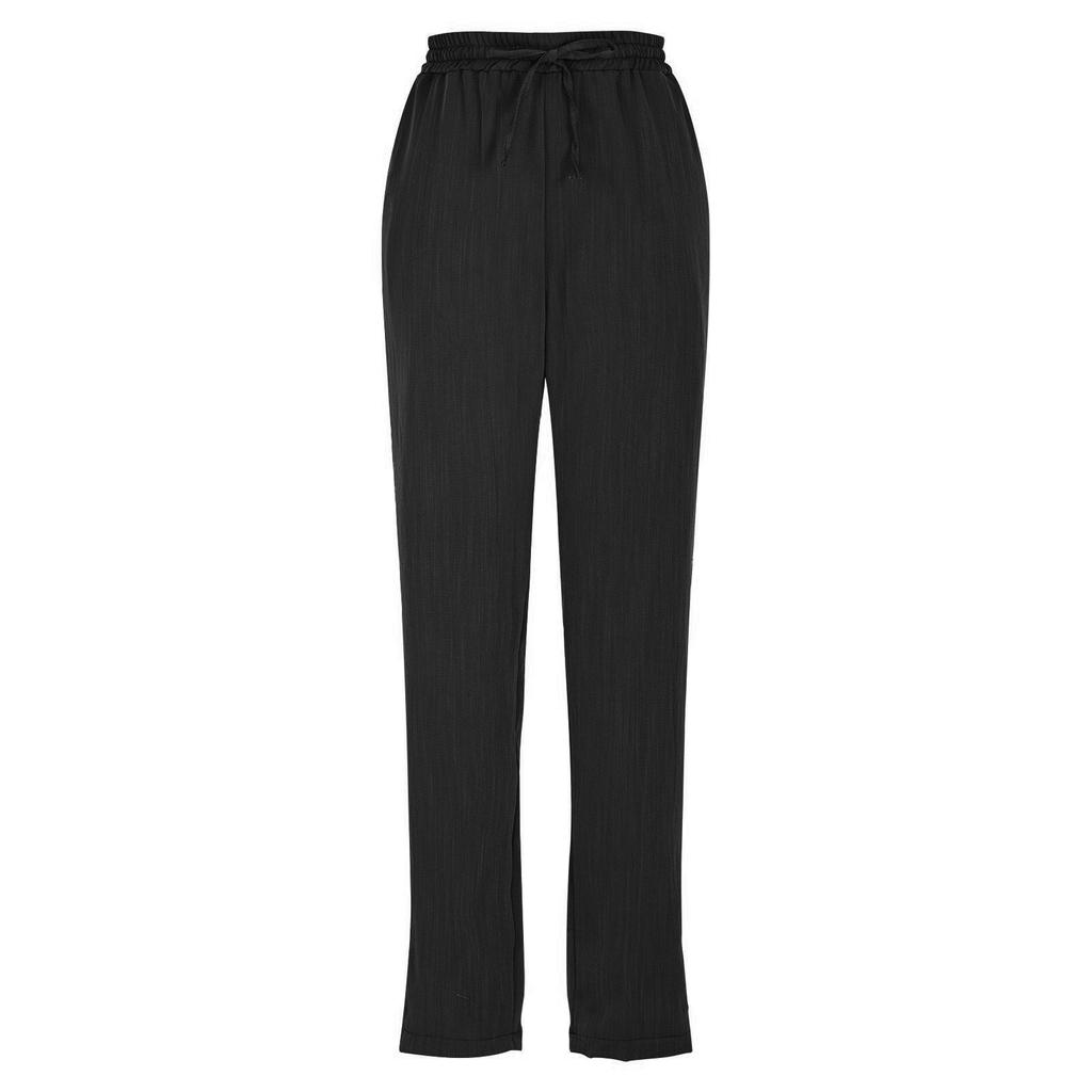 Women's Pants Stralght Pants With Pockets Lightweight Caual Loose Trousers Summer Drawstring Beach Trousers