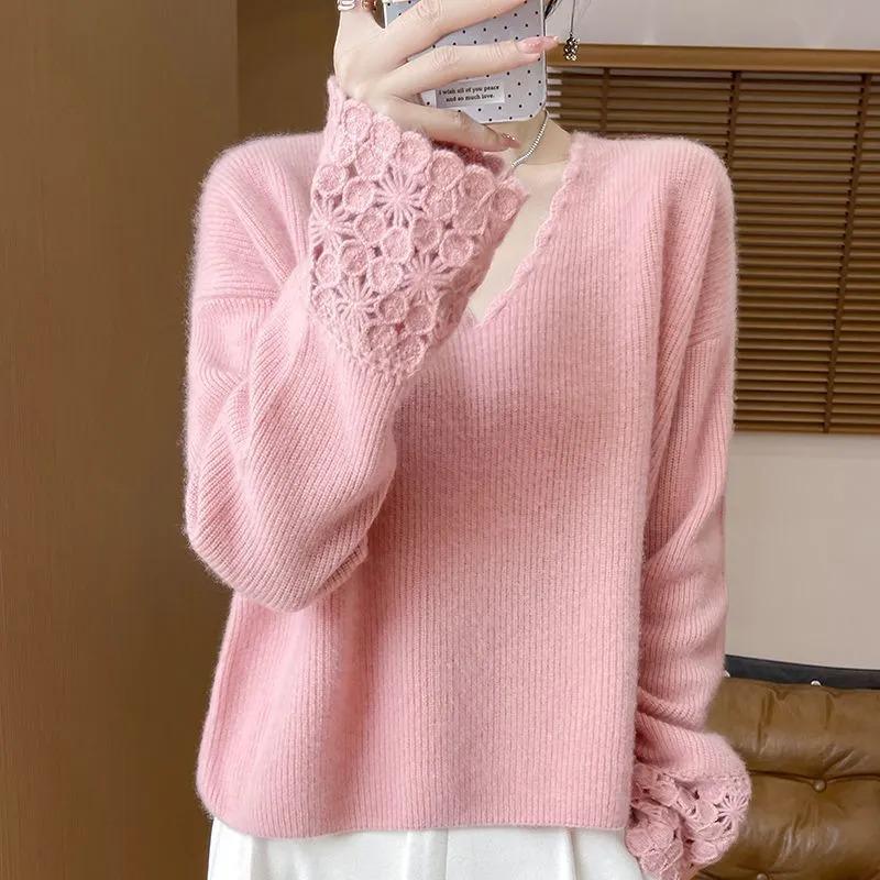 Pulover pentru Femei Toamnă Iarnă Pulover Îngroșat Cald Tricotat Elastic Mânecă Lungă Jumper Oversize Topuri