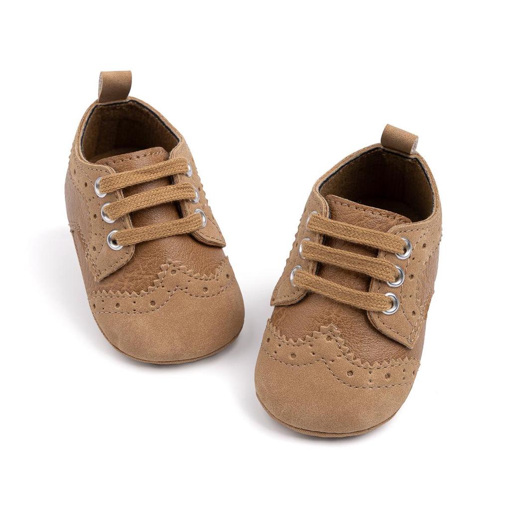 2025 Retro Oxford Soft Sole Baby Shoes for Boys (0-1 Year Old)