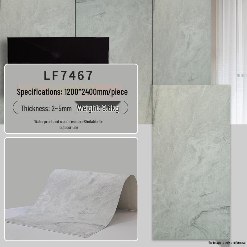 Slate Soft Ultra-thin Bendable Porcelain Panel for Indoor/Outdoor Walls