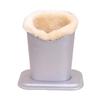PU Leather Eyeglass Holder Soft Lining Large Capacity Eyeglass Stand Display Save Space Brush Pot Pen Holder Desk Organizer