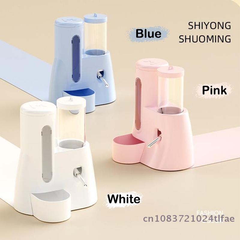 High Volume Leak-Proof Golden Bear Hamster Food Dispenser with Auto Water Fountain Pet Supplies
