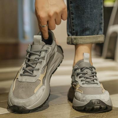 Premium Low-top Soft-soled Cushioning Sneakers Comfortable Casual Shoes Outdoor Street Shooting Leather Dad Shoes