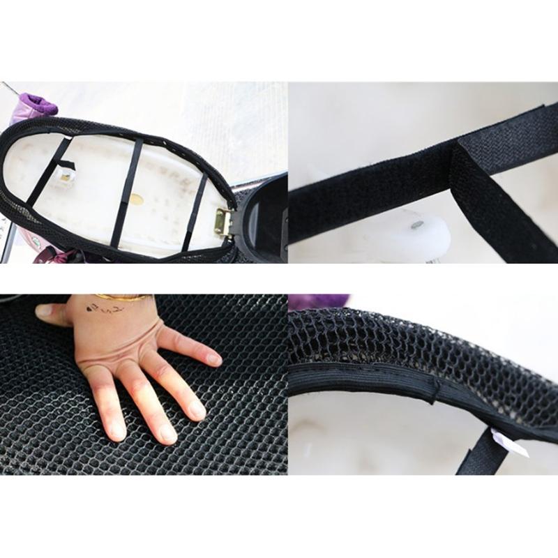 3D atmungsaktiv für Sitzbezug Motorrad Moped Roller Anti-Rutsch-Kissen für Sitz