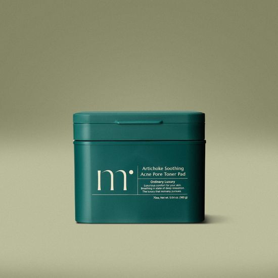 Molvani Artichoke Soothing Acne Pore Toner Pads 70 Sheets