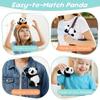 Soft Mini Panda Stuffed Animal Doll Panda Pattern Panda Shoulder Plush New Design Plushies Gift