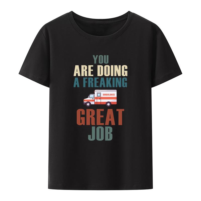 Old Man At Programming Picture Print Tshirt Funny Tee Humor Womens Clothing Trend Tshirts Slim Leisure Novelty Blouse Vintage