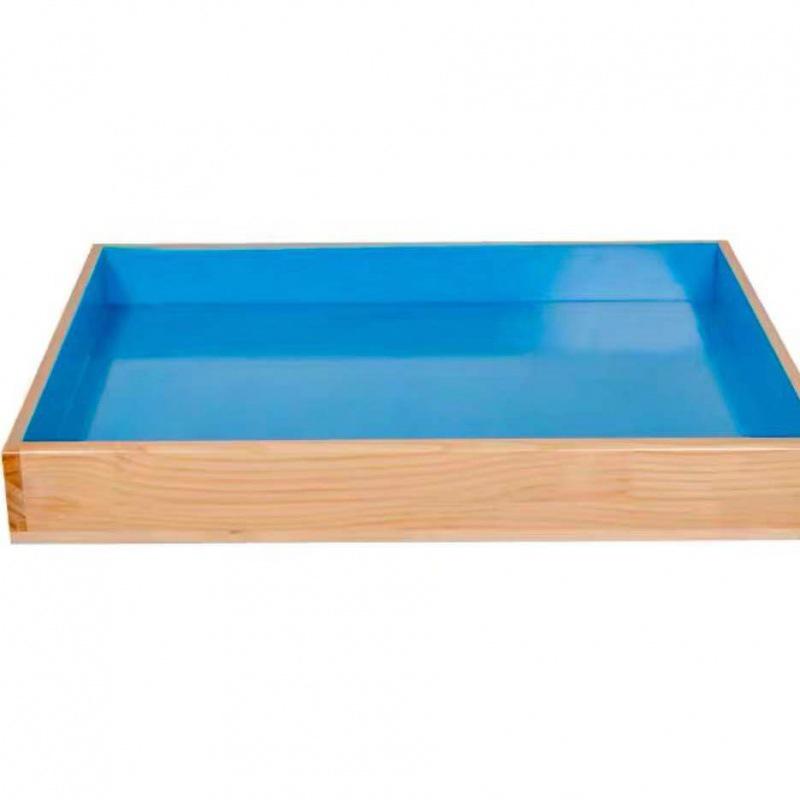 Children s Solid Wood Sand Tray Set: Psychological Game & Sand Table Model for Dry/Wet Use.