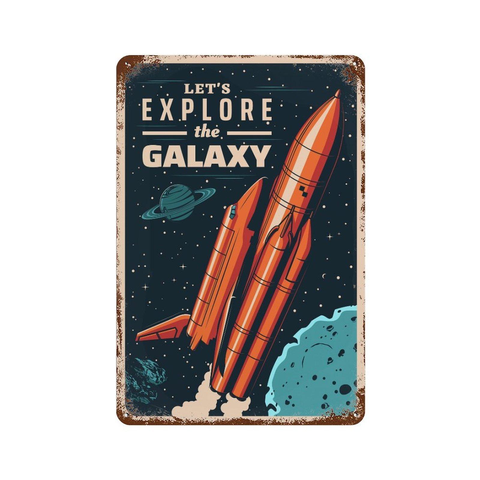 

1PC Vertical Vintage Metal Tin Wall Sign with Rustic Texture, 20x30cm or 30x40cm, Retro Indoor Decoration for Cafe Bar Garage Restaurant Home 20*30CM