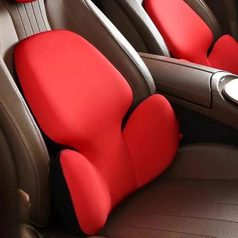 

Memory Foam Seat Cushion and Lumbar Pillow Set, Lightweight Ergonomic Design for Car, Office, Home, Back & Waist Pain Relief