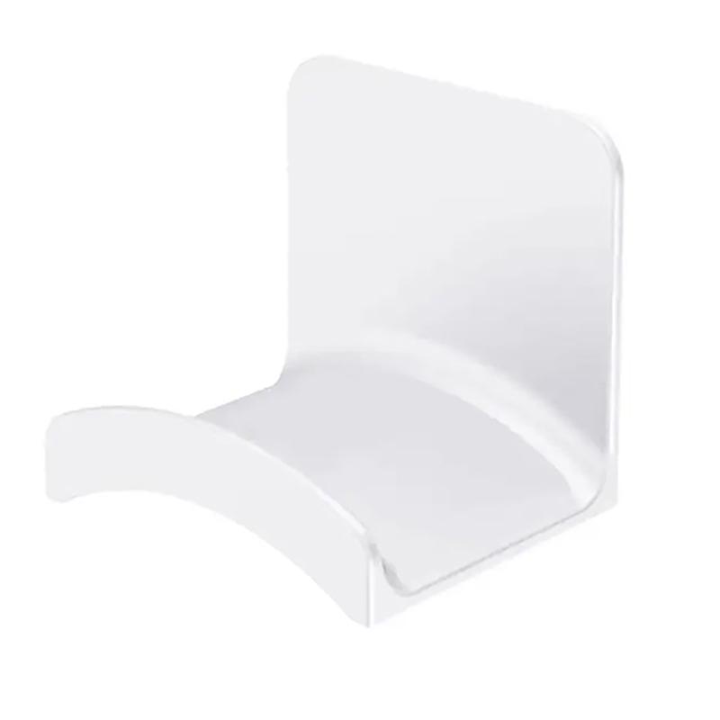 Nástěnný držák náhlavní soupravy na počítač bez děrování Stojan na sluchátka Úložný háček Ubytovna Stolní displej Stojan Úložný stojan