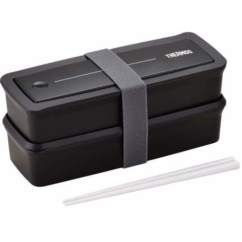 

Термос Bento Box 2 Tier Fresh Lunch Box 980 мл черный DJS-980W BK