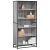 Shelf, Grey Sonoma Oak, 80.5X35X170.5 Cm