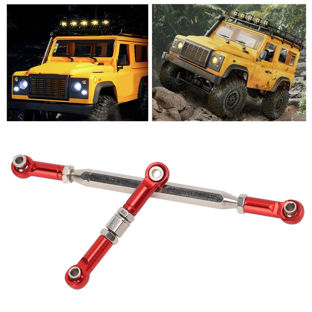 Metal Upgraded Servo Link Rod Steering Pull Rod for MN D90 MN91 MN96 MN99S RC Car Parts