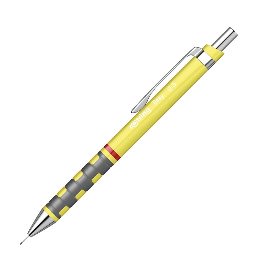 Rotring Mechanical Pencil Tikki RD 2007251 Neon Yellow Genuine Imported Product 0.5mm
