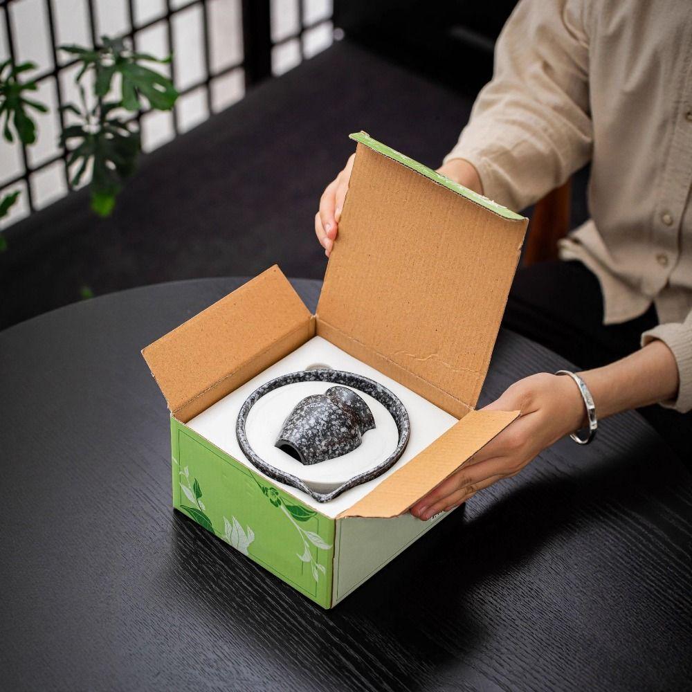 2Pcs Pouring Spout Matcha Bowl Set Handcrafted Smooth Surface Matcha Tea Set Multipurpose Easy To Clean Ceramic Matcha Tool