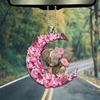 Acrylic Playful Car Decor Quirky Cartoon Hanging Ornament Versatile Bag And Home Use