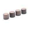 4Pcs Guitar Knobs Metal Dome 6Mm Guitar Volume Tone Knobs Potentiometer Control Knobs For Electric Guitar Bass