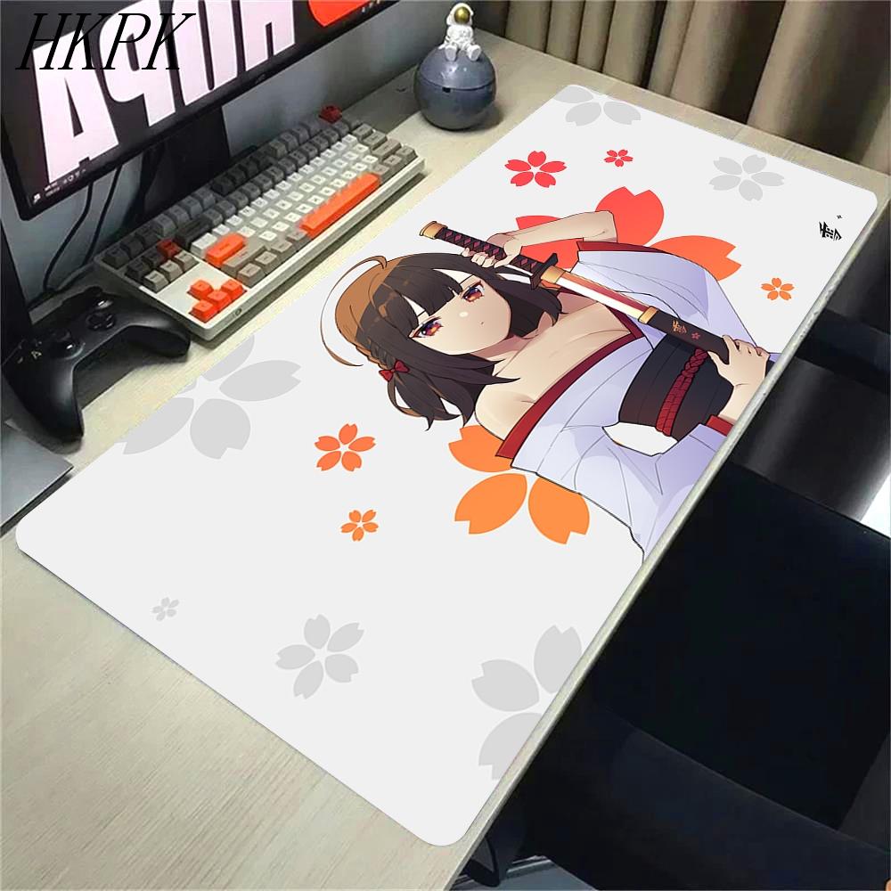 Anime Mousepad YUki Aim Rubber HD Mouse Mat Office NonSlip Large Mouse Pad Gamer Keyboard Mats Game Professional Gaming Deskmat