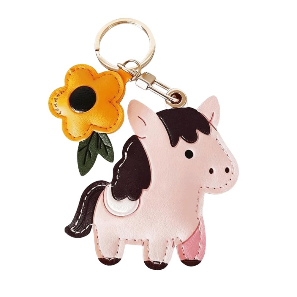 Year of Horse Horse Keychain Cartoon Horse Car Keychain Zodiac Pony Bag Charm  Year of The Horse