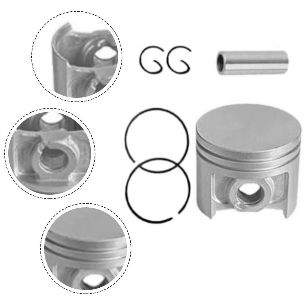 For Chainsaw Repair Chainsaw Piston Kit Replacement Piston As Shown Complete Package Included Includes Piston Pin Rings Circlips